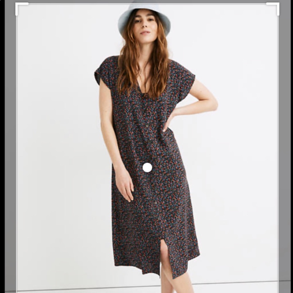 Madewell midi floral dress